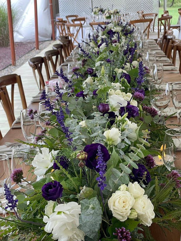 2025 September 19th Long and Low Table Arrangement Floral Design Class