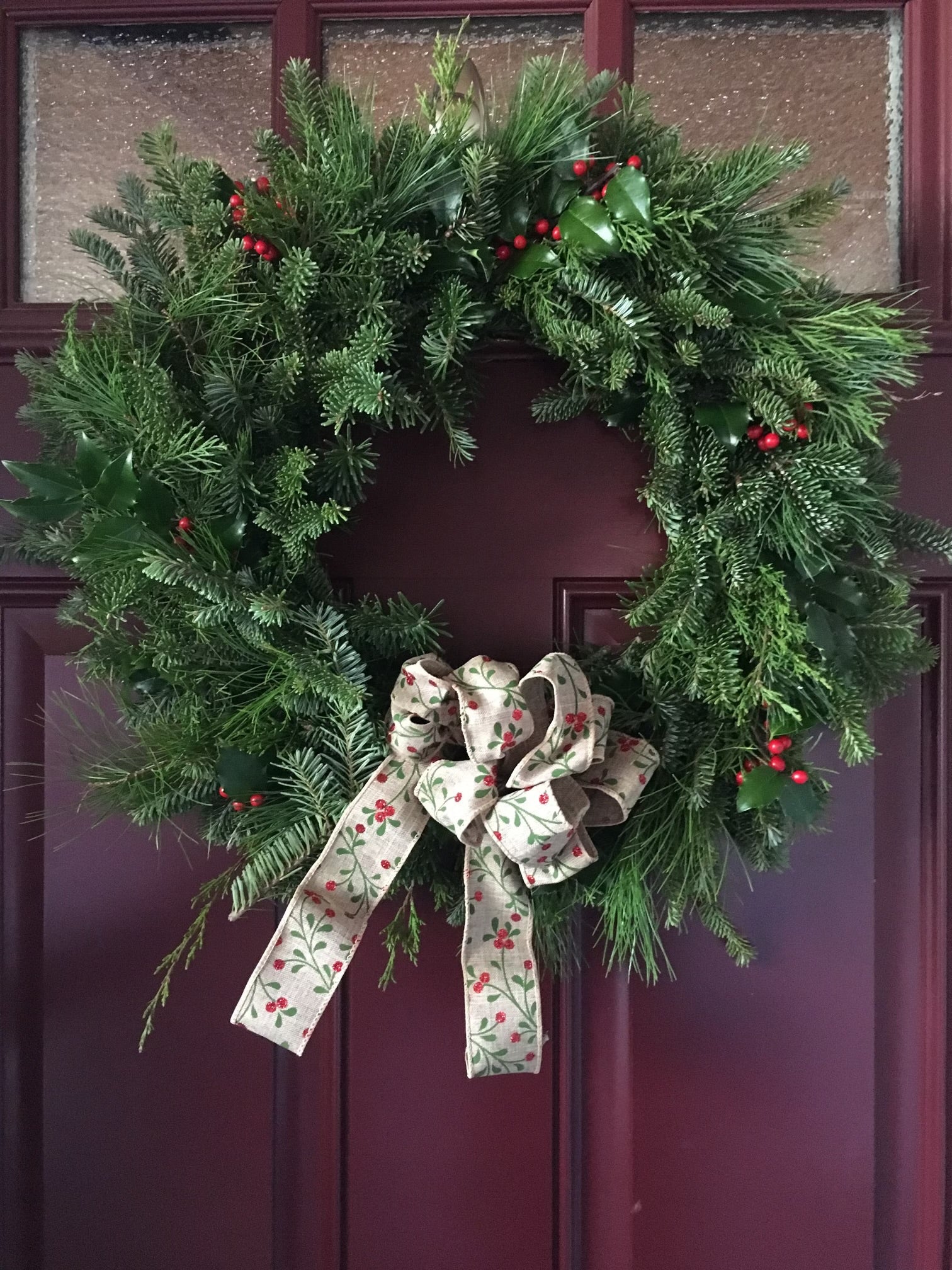 2025 Holiday Greens You Choose Class: Arrangement, Wreath, or Kissing Ball!
